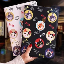 Чехол для нового ipad Mini 5, откидной смарт-чехол с подставкой, авто спящий милый чехол с изображением кота из мультфильма, чехол для ipad Mini 5