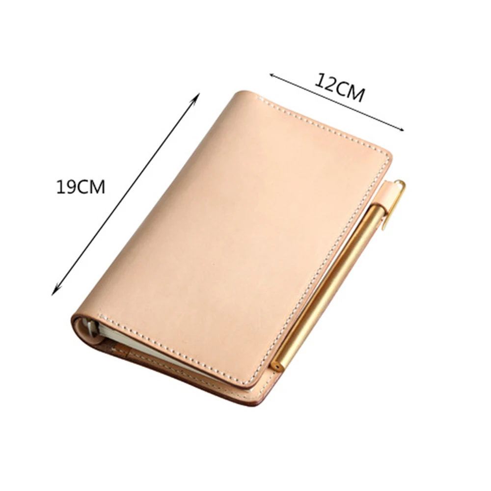 Exquisite Vegetable-tanned Leather A6 Notebook Handmade For Business Organizer planner sketchbook Vintage official stationary