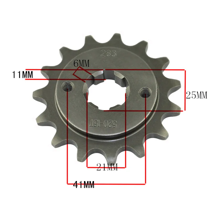 Передняя Звездочка мотоцикла 520 14T 15T для Honda NSR VTR 250 VT250 FD FE FG F2D FJ NS250 FE NSR250 RR R2R 250 RG