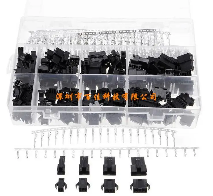 

520 Pcs / set 2.5mm Pitch 2 3 4 of 5 Pcs JST SM Male & Female Plug Housing Pin Header Connector Screw Terminals Kit