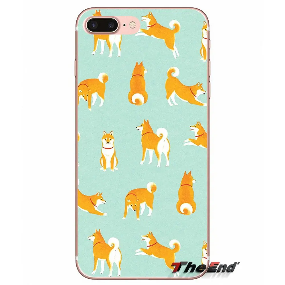 Желтый Doge Сиба ину Аляска корейский чехол для Huawei G7 G8 Ascend P7 P8 P9 Lite Honor 4C 5X 5C 6X Mate 7 8 9 Y3