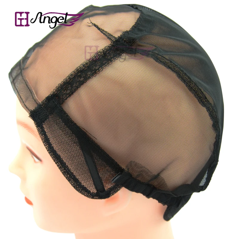 1 шт. сетчатая кружевная Крышка для парика размер М 4*4 дюйма|weaving cap adjustable straps|wig