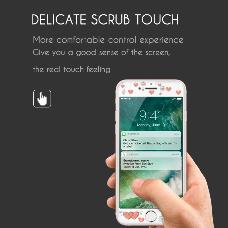 ESVNE 3D Soft Curve edge Tempered glass for iphone 6 glass iphone 7 glass 8 6S Plus Screen Protector full cover Cartoon color ESVNE 3D Soft Curve edge Tempered glass for iphone 6 glass iphone 7 glass 8 6S Plus Screen Protector full cover Cartoon color