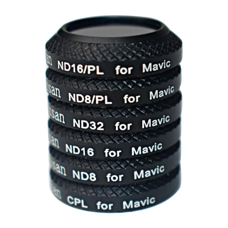 Beste CPL + ND8 + ND16 + ND32 + ND8 PL + ND16 PL voor Mavic Pro Multi Coated filter Kit voor DJI Mavic Pro Drone Quadcopter mavic pro accessoires