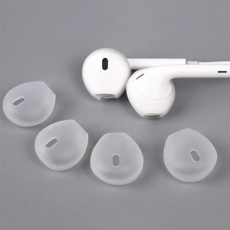 bijstand gouden Inferieur Silicone Earbuds Earphone Case Cover For Apple Airpods Iphone X 8 7 6 Plus  5 Se Earpods Headphone Eartip Ear Cap Tips Earcap - Protective Sleeve -  AliExpress