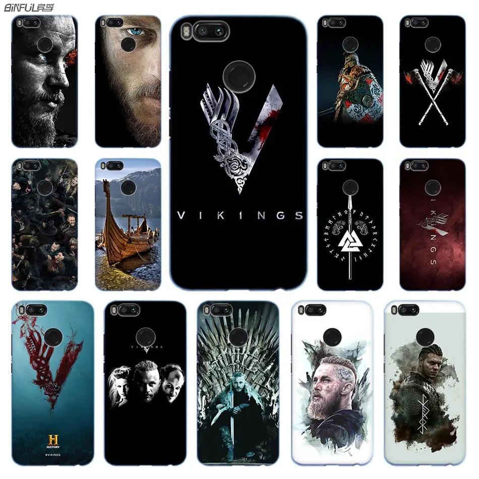 

the vikings set 4 Anime Phone Case PC for Xiaomi Mi 9 8 8SE 5X 6x A2 Lite Pocophone f1 Mix 2s Max 2 3 64G Cover