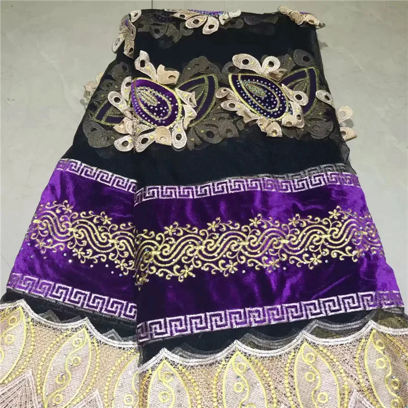 

Fashion African Lace Fabric High Quality African 3D Lace Fabric With Sequins For Nigerian Wedding Dress French Lace Fabric WD530