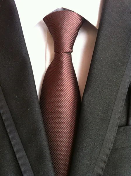 См 8 см Уникальный Формальные Галстуки матч рубашка для мужчин модные однотонные галстук с диагональные полосы (14 цветов на выбор)