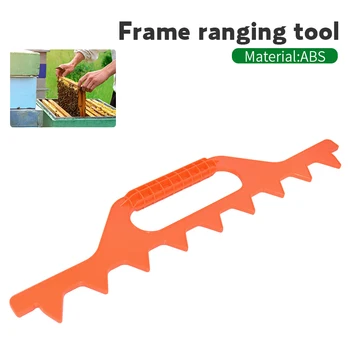 

Brand 2PCS Plastic Frame Ranging Tools Three Color Bee Hives Suitable for Keep proper spacing between frames Measuring beehive