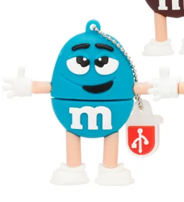 Usb флеш-накопитель 2,0 мультфильм M& m шоколадная фасоль 4 ГБ 8 ГБ 16 ГБ 32 ГБ 64 Гб высокоскоростная карта памяти 128 ГБ подарок - Цвет: USB 2.0