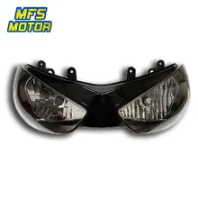 Headlight For 05-06 Kawasaki Ninja ZX6R ZX 6R ZX636 Motorcycle Front Lamp Assembly Upper Headlamp Head Light Housing 2005 2006 Headlight For 05-06 Kawasaki Ninja ZX6R ZX 6R ZX636 Motorcycle Front Lamp Assembly Upper Headlamp Head Light Housing 2005 2006