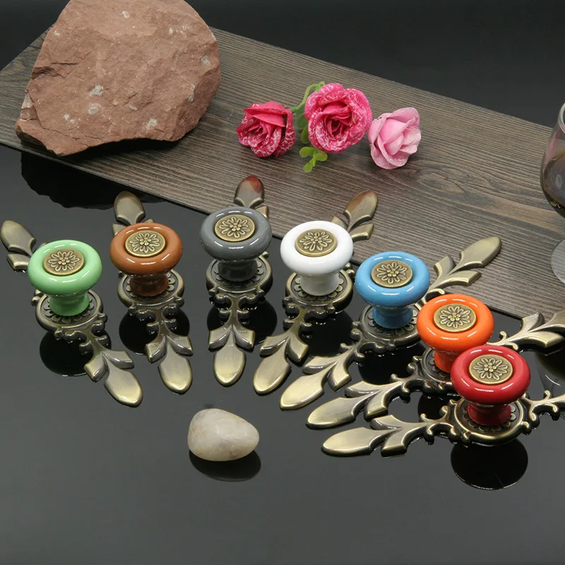 Vintage Birdcage Door Handle Antique Furniture Knobs and Handles for Kitchen Cabinets Vintage Closet Handle Drawer Pull