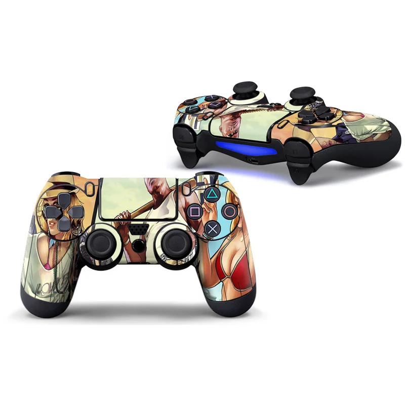 2 шт. дизайн для Sony Playstation PS4 контроллер Виниловая наклейка ПВХ стикер кожи --- 2237 |