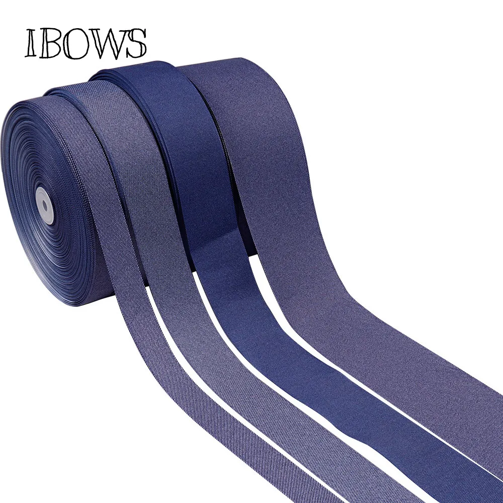 

5Y/lot Multi Sizes Denim Color Grosgrain Ribbon DIY Headdress Material Hademade Home Textile Crafts Decoration Tape