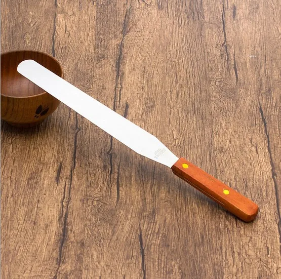  1PC 10 inch ake fondant basic tools metal stainless Cake Tool Decorating Scraper blade spatula Mold