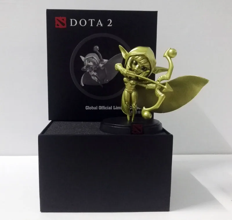 Gold Dota 2 Game 5pcs/set SNK Windranger Juggernaut Soul Guard Silence Model Figure PVC Collection 