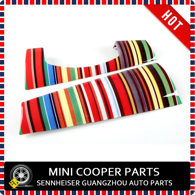 Новое поступление Mini Cooper ABS Пластик УФ-защитой lhd& rhd приборной панели крышки Радуга Цвет Стиль для Mini Cooper F56(2 шт./компл