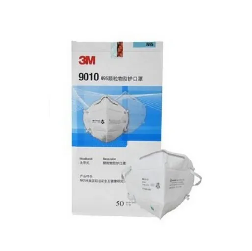 

50pcs/Lot 3M 9010 N95 Masks Anti Dust and Flu H1N1 Protective Mask Certified NIOSH/LA Mask Efficient Anti-static Filter H012820