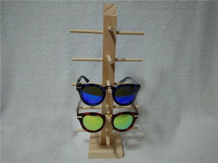 Природная экологическая деревянная подставка для очков деревянные очки держатель стенд магазин окно шоу