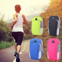 Спортивная повязка на руку для iPhone с двумя карманами, тренировочная наручная Сумка для бега, браслет для samsung, спортивный тренажерный зал, универсальная сумка для телефона для huawei