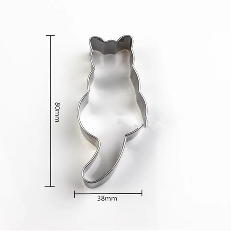 5 шт./компл. Нержавеющая сталь для нарезки печенья в виде милого кота Форма Fondant(сахарная) печенье инструменты для сладких изделий украшения выпечки Формы для выпечки