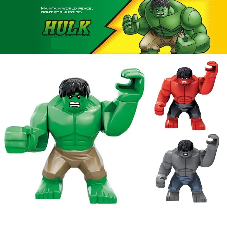 

30pcs 0144-0146 Super Heroes Avengers hulk RED HULK GREY HULK Building Bricks Blocks Best Gift Baby Toys