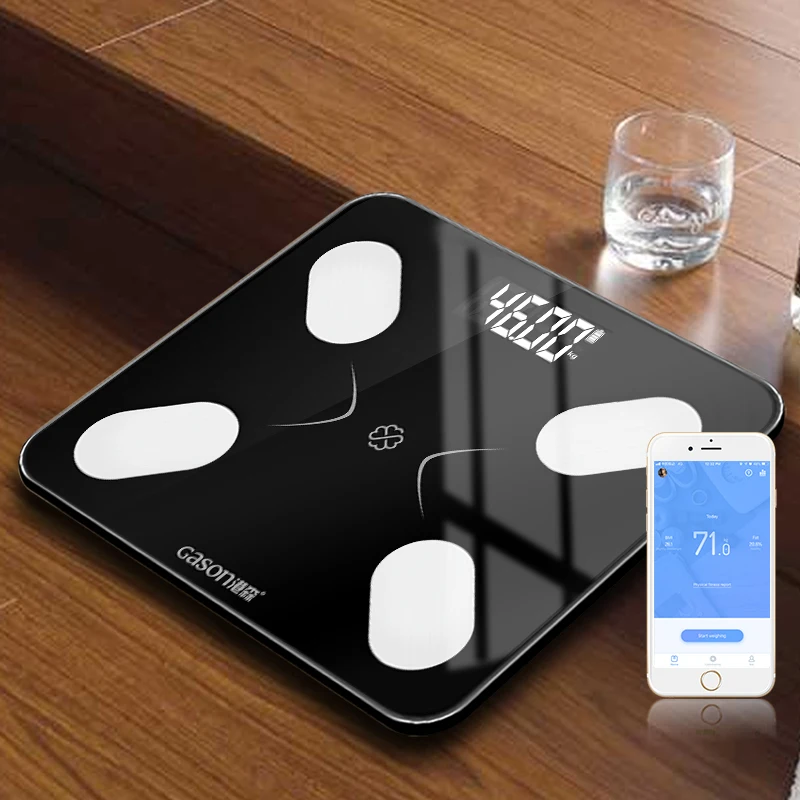 S3 Body Fat весы напольные scientical умные электронные ЖК-цифровые весы для ванной комнаты Bluetooth приложение Android или IOS