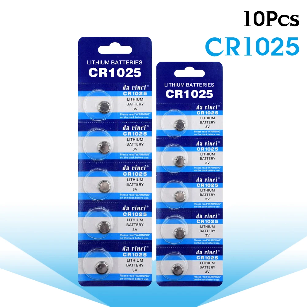 

YCDC Free shipping lithium Battery CR1025 3V %100 original 1025 Watch Button Coin Cells battery Single Use