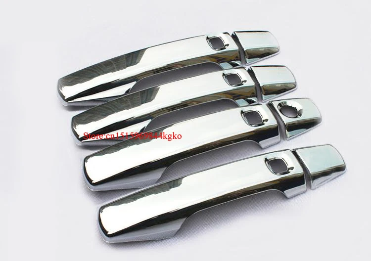 

For Toyota Land Cruiser 2008-2011 2012-2015 Chrome Door Handle Cover With hole Car-Styling Accessories ABS Mirror Surface