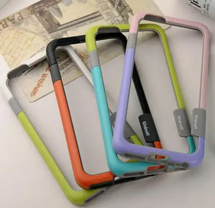 

Korea Walnutt Multi-color soft TPU Bumper Frame For iphone 7 7Plus Cover Case For iphone 6 6s 6Plus