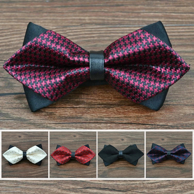 2017 Fashion Men's Bow Ties for Wedding Groom Elegant Club Banquet