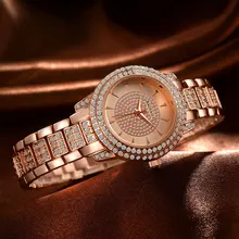 Rhinestone Baosaili Luxury Brand steel Quartz Watch Fashion Women Clock female Ladies Dress Wristwatch Gift Silver Gold bs-016