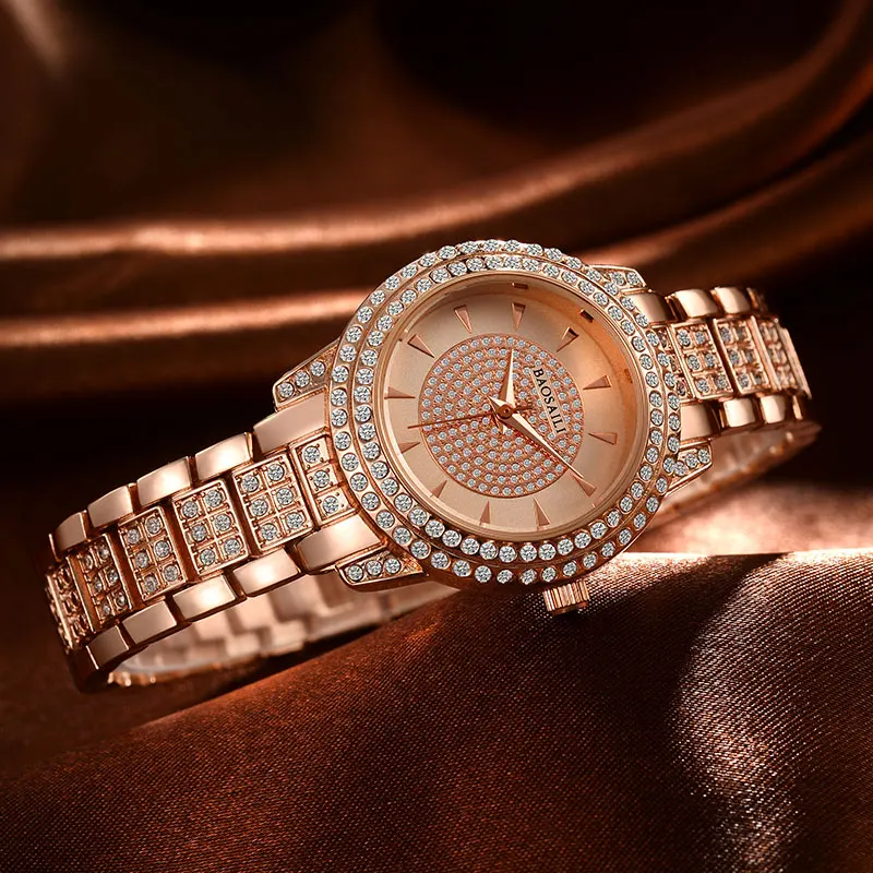 Prix pour Strass Baosaili Marque De Luxe en acier Montre À Quartz Femmes Horloge De Mode Dames femmes Robe Montre-Bracelet Cadeau Argent Or bs-016 Prix pour Strass Baosaili Marque De Luxe en acier Montre À Quartz Femmes Horloge De Mode Dames femmes Robe Montre-Bracelet Cadeau Argent Or bs-016