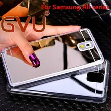 Plating Soft Mirror TPU Back Case Cover For Samsung Galaxy Note3 / 4/5 A5 A7 A8 J5 J7 2016 S3 S4 S5 S6 S7 S7Edge Plus Phone Case