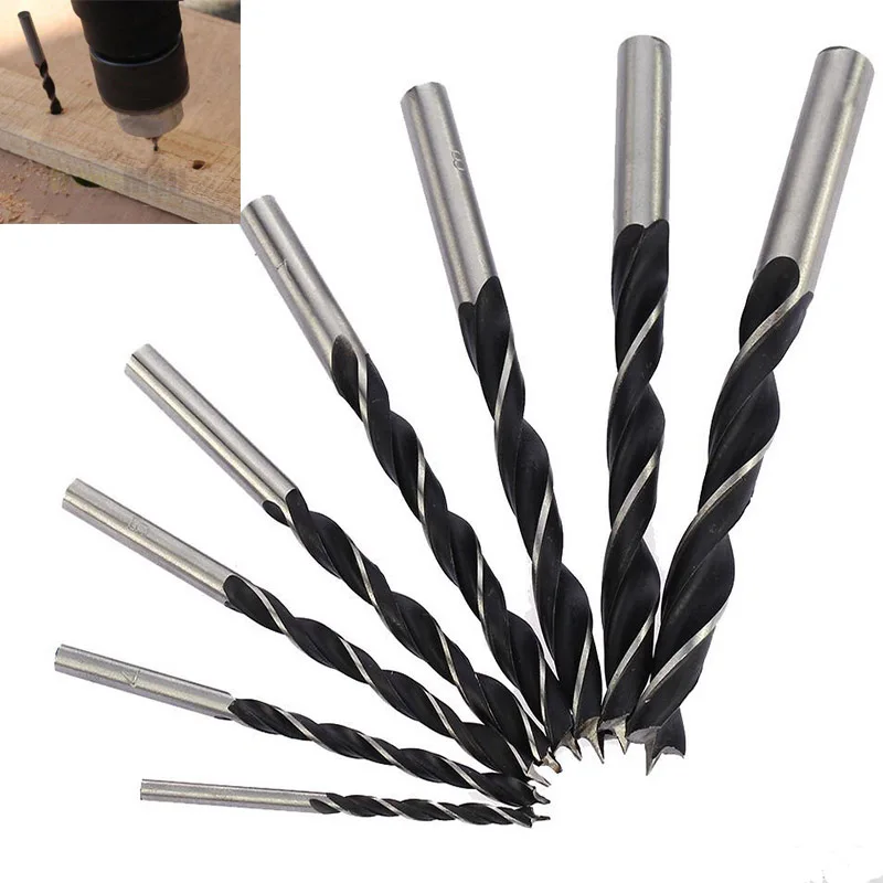 SCREWDRIVER DRILL 8 PIECE WOOD DOWEL DRILL BIT SET 3 4 5 6 7 8 9 10 MM