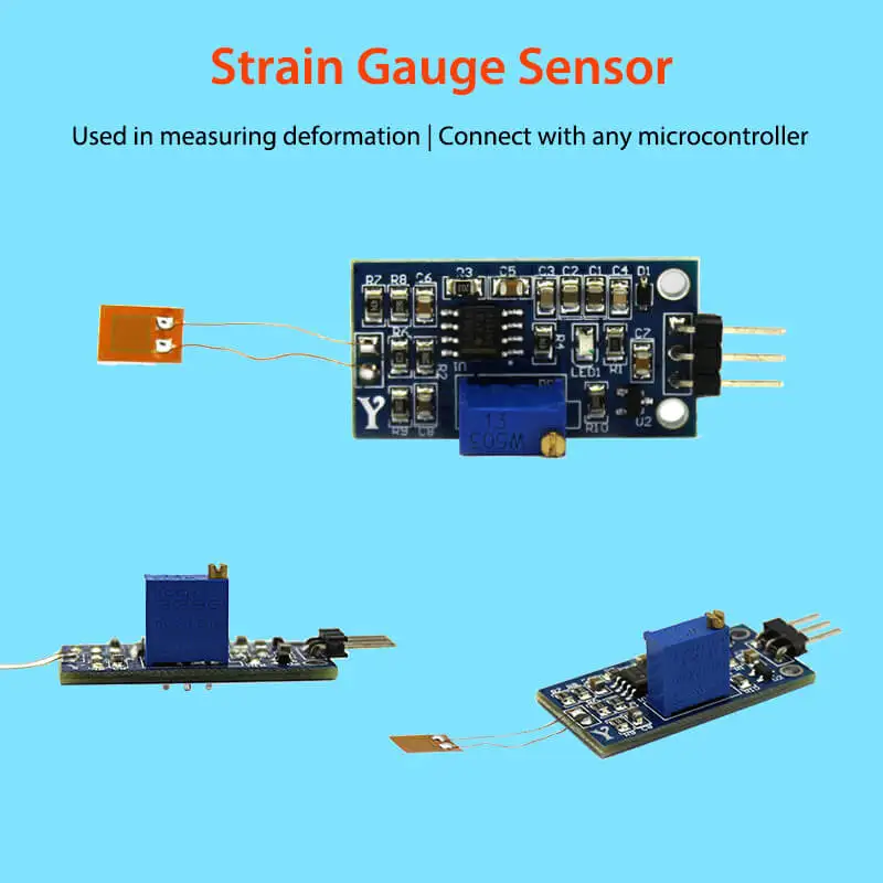 Elecrow Strain Gauge Sensor Bending Modules Weighing Amplifier Voltage Output Electronic