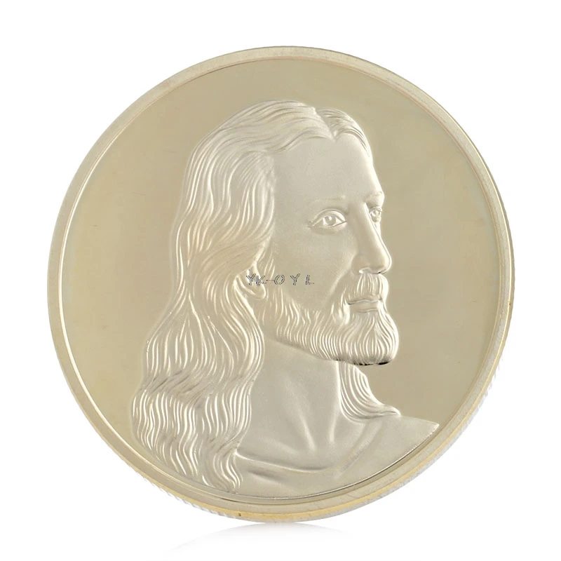 

Jesus Last Supper Commemorative Coin Art Collection Collectible Christmas Gift