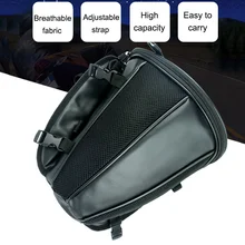 Motorcycle Tail Bag Back Seat Storage Carry Hand Shoulder Waterproof Saddle Bag NR-shipping