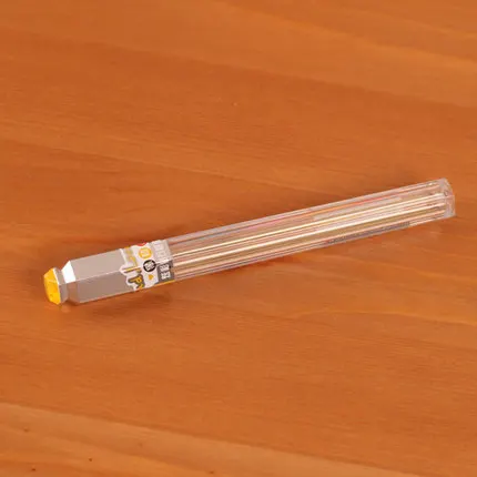 Канцелярский многоцветный в штучной упаковке 12 см с цветным покрытием карандаш сменный 0,5 мм 2B механический карандаш