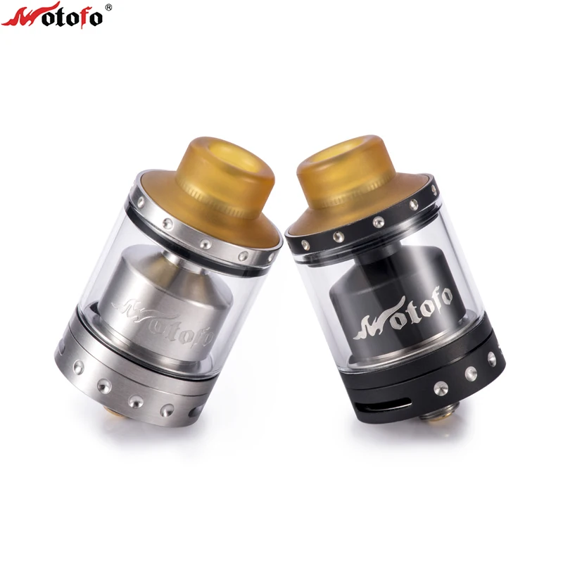

Original Wotofo The Viper RTA Tank Vape 24mm 3ml 510 Pin Thread Rebuildable 316 Stainless Steel 510 Pin Thread Vape Atomizer