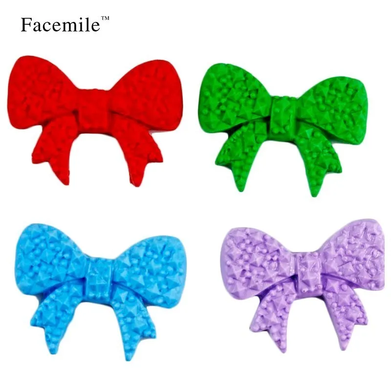 Facemile бант силиконовая, украшение выпечки помадка торт 3D форма инструмент для украшения выпечки