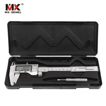 MX-DEMEL 0-150mm Metal Casing Paquimetro Digital Caliper Vernier Caliper Metal Digital Caliper Gauge Micrometer Measuring Tools