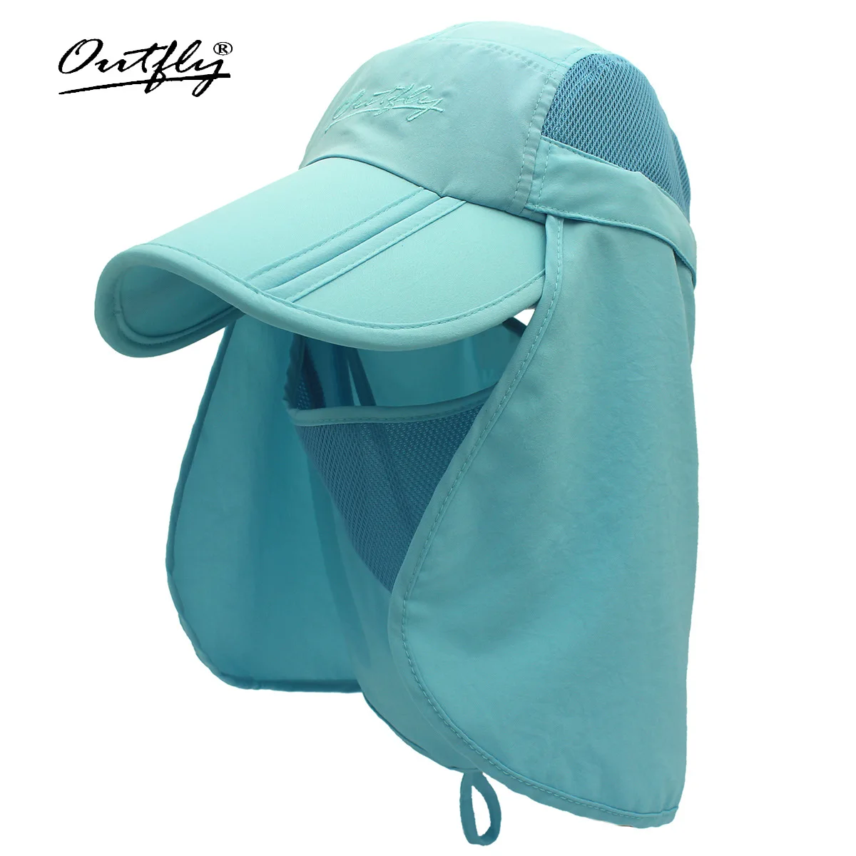 Outfly 360 градусная Кепка для защиты от ультрафиолета наружная шляпа солнцезащитная Кепка быстросохнущая Солнцезащитная шляпа дочерний родитель-детский козырек - Цвет: Лаванда