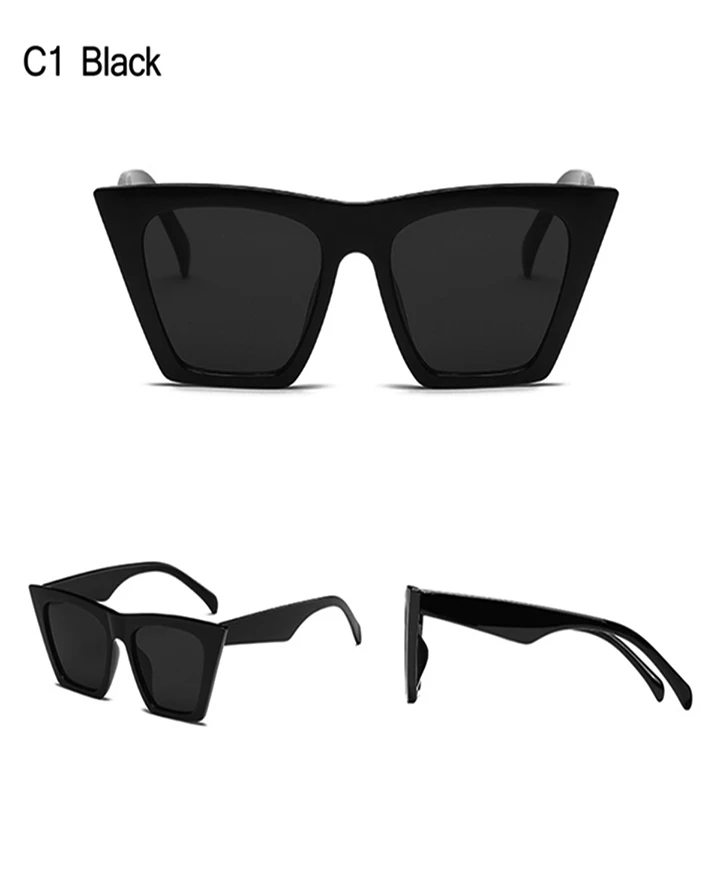 jumlai New Fashion Designer Square Sunglasses Women Men Sunglass Luxury Modern Stylish Sun Glasses UV400 (3)