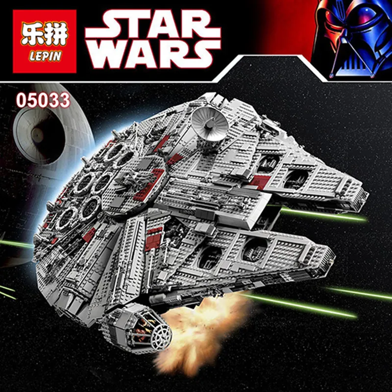 

AA LEPIN 05033 5265 PCS MOC UCS Ultimate Collector's Millennium Falcon Building Block Set Bricks Kits Compatible 10179