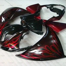 YZF R1 2009-2011 тела Наборы YZFR1 10 11 зализа Abs YZF1000 R1 2010 черный, красный Frame обтекатели