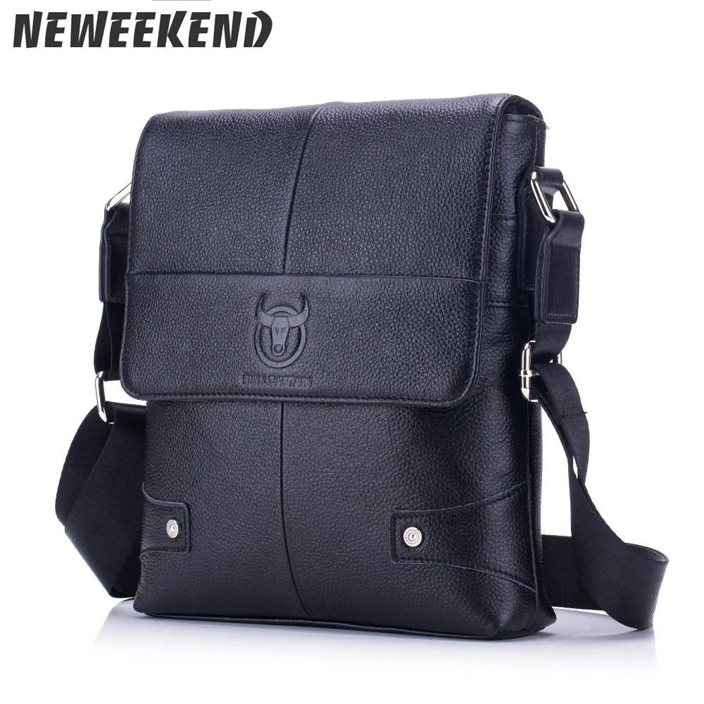 

Casual Style Men's Genuine Leather Crossbody Handbag Shoulder Sling Bag Briefcase Portfolio Bag For Male Man BC033