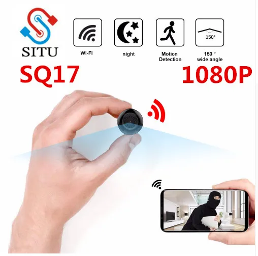 SQ17 4K WiFi мини камера Спортивная HD DV ночная версия Экшн с датчиком движения для тела