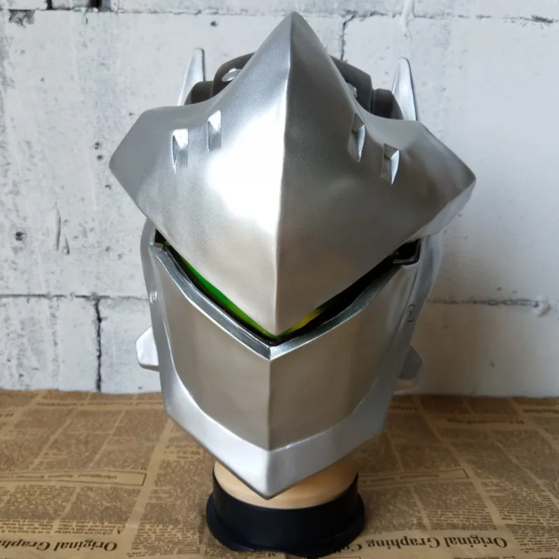 

Handmade Overwatch Helmet Genji Helmet Skull Cosplay Mask Prop Halloween Gift