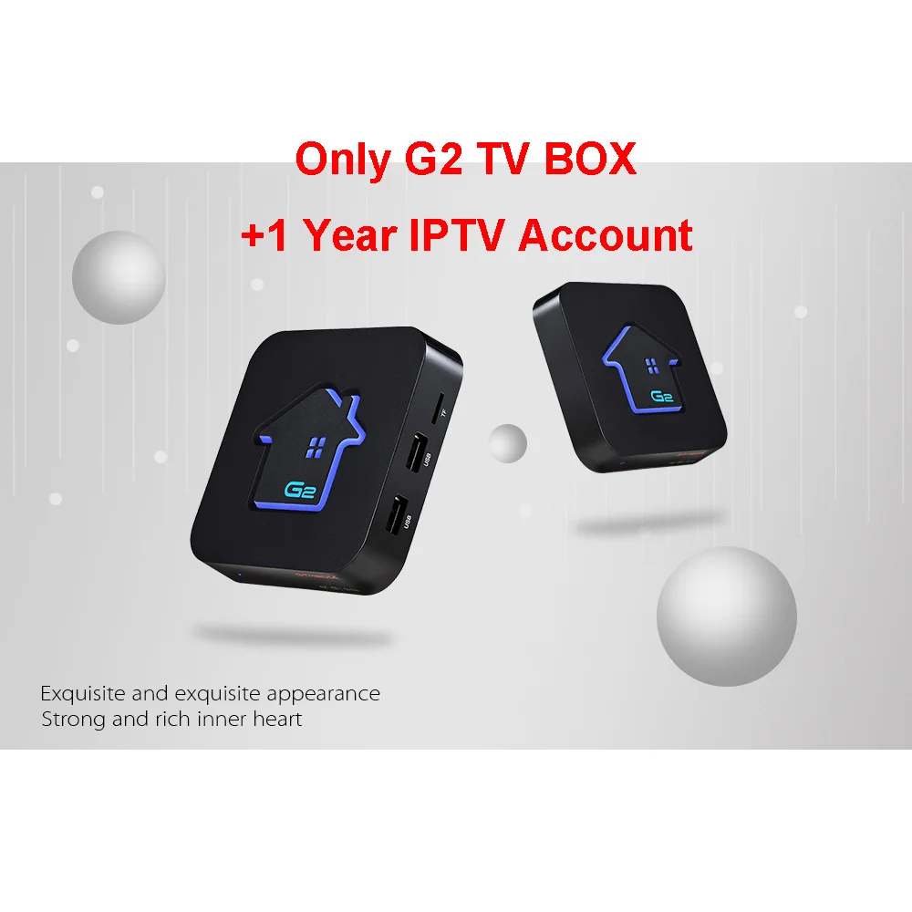 ТВ-приставка GTMEDIA G2 с ОС Android 7,1 смарт-ТВ приставка 2 Гб 16 Гб четырехъядерный процессор Amlogic S905W 2,4 ГГц WiFi приставка поддержка ТВ pk X96 мини - Цвет: G2 BOX n 1Year IPTV